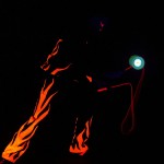 Diaboloshow in Schwarzlicht von Ullich Steybe